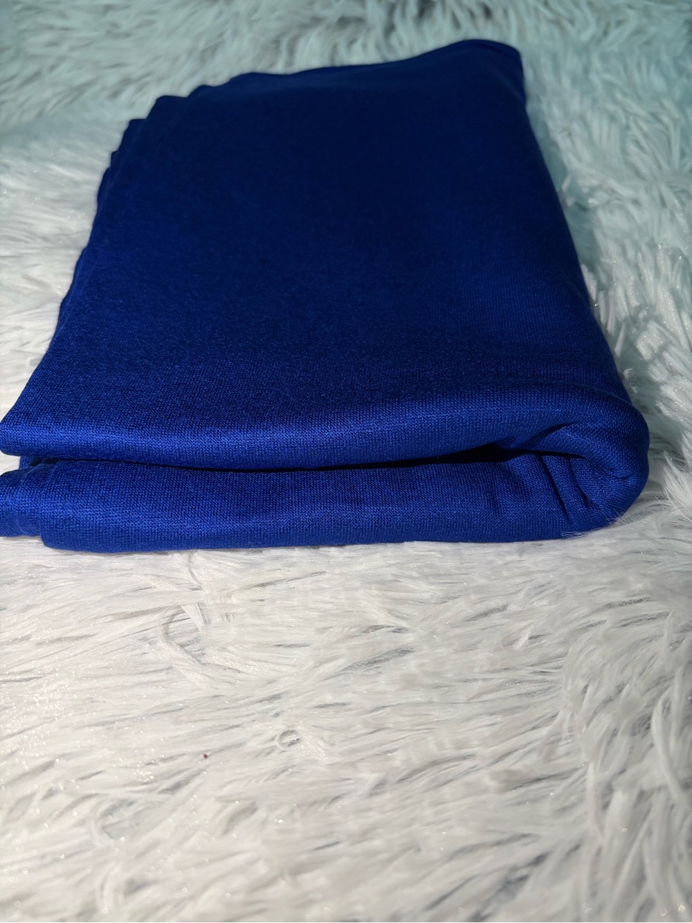 Royal Blue premium cotton jersey hijab.